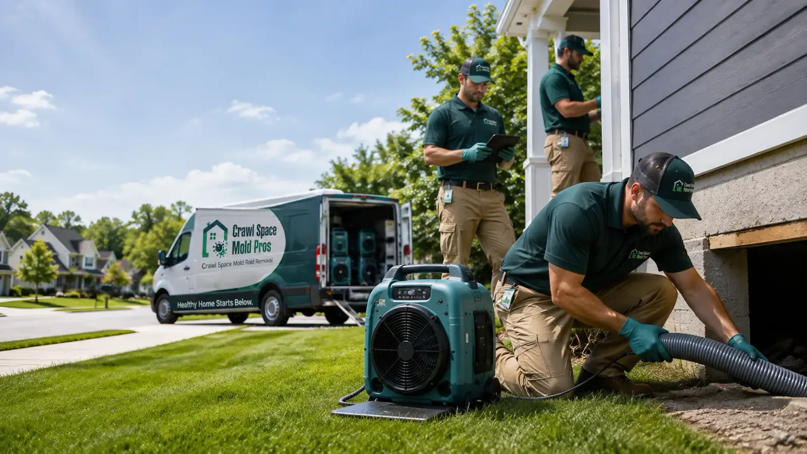 Crawl Space Mold Removal in Rosholt, WI